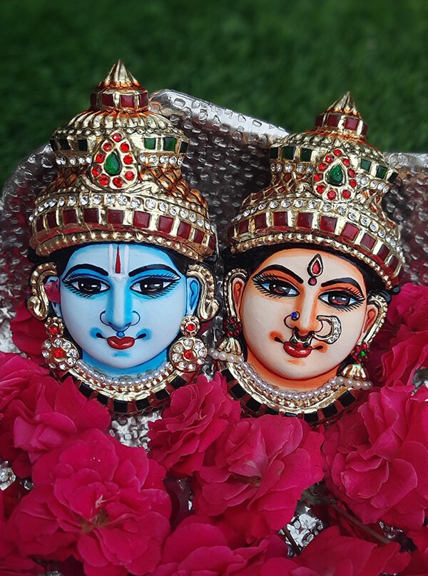 Lakshmi Vishnu Face 6.5inch