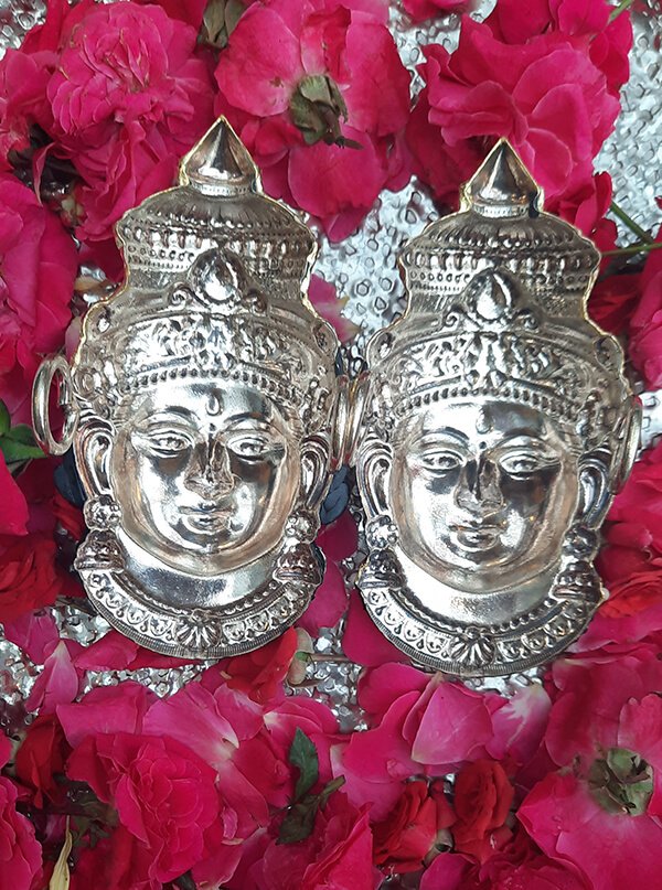 German Silver Back View